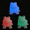 LED Colorful Night Lamp, Plastic, Frog, mixed colors 