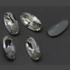 Kristall Eisen auf Nagelkopf, oval, Rivoli-Rückseite & handgemachte facettiert, mehrere Farben vorhanden, 14x10x4mm, 300PCs/Tasche, verkauft von Tasche