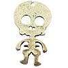 亜鉛合金頭蓋骨形のペンダント, 亜鉛合金, 骸骨, メッキ, 無色 500パソコン/バッグ, 売り手 バッグ