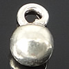 Sterling Silber Extender Kette Tropfen, 925 Sterling Silber, rund, plattiert, keine, 5.5x3mm, Bohrung:ca. 1mm, verkauft von PC