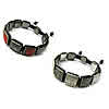 Rhinestone Woven Ball Bracelets, Nylon Cord, with Zinc Alloy, plated, adjustable & with rhinestone 12mm Approx 6-10 Inch 