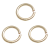 Gold gefüllte Sprung Ringe, gold-gefüllt, Kreisring, 14K gefüllt, 4x4x0.5mm, verkauft von PC