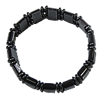 Hematite Bracelet, Rectangle Grade A .5 Inch 
