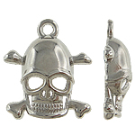 CCB Plastic Pendants, Copper Coated Plastic, Skull, plated lead & nickel free Approx 2mm, Approx 