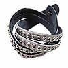 Men Bracelet, Zinc Alloy, with Cowhide, plated , nickel, lead & cadmium free Approx 16 Inch 