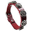 Men Bracelet, Zinc Alloy, with Cowhide, red, nickel, lead & cadmium free Approx 9-10 Inch 