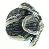 Винтажные бусы из стерлингового серебра, Серебро 925 пробы, Форма цветка отверстие:Приблизительно 1.8mm, продается PC