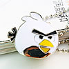 Watch Necklace, Zinc Alloy, with zinc alloy dial, Bird, white Approx 27 Inch 