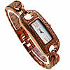 Mode Armband, Zinklegierung, Vakuum Protektor Farbe & mit Strass, u8868u76d8:11x25mm, u8868u5e26u5bbd:12mm, Länge:ca. 7.8 ZollInch, verkauft von PC