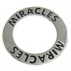 Sterling Silber Linking Ring, 925 Sterling Silber, Kreisring, plattiert, mit Brief Muster, keine, verkauft von PC