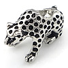 Stainless Steel European Beads, 316 Stainless Steel, Leopard, without troll & blacken, original color Approx 5mm 