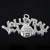 Sterling Silver Letter Pendants, 925 Sterling Silver, plated Approx 2mm 