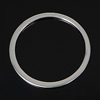 Sterling Silber Linking Ring, 925 Sterling Silber, Kreisring, plattiert, keine, 40.3x40.3x1.5mm, Bohrung:ca. 35mm, verkauft von PC