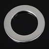 純銀製指輪リング, 92.5％純度シルバー, ドーナツ型, メッキ, 無色 穴:約 16mm, 売り手 パソコン