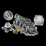 Technique mixte acrylique bijoux perles, translucide, couleurs mélangées, 4-27mm Environ 1-2mm, Vendu par sac