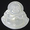 White Shell Pendants, Buddha Approx 0.8mm 