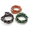 Cowhide Bracelets, Zinc Alloy, with Cowhide 10mm Approx 24 Inch 