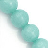 Gefärbter Marmor Perlen, rund, keine, Bohrung:ca. 1mm, Länge:ca. 15 ZollInch, verkauft von Strang