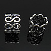 No Troll Thailand Sterling Silver European Beads, Tube, without troll & hollow Approx 7mm 