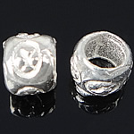 Sterling Silber Vintage Perlen, 925 Sterling Silber, Rondell, plattiert, keine, 3.8x4.7mm, Bohrung:ca. 3mm, verkauft von PC