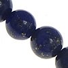 Perles de pierre lasurite naturelles, lapis lazuli naturel, Rond, multiple tailles pour le choix, grade A pouce, Vendu par brin