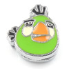 Zinc Alloy Slide Charm, with enamel, Angry Bird, plated Approx 