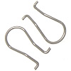 Stainless Steel Omega Earring Component, original color 