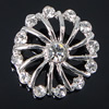 Zinc Alloy Shank Button, with rhinestone Approx 1.5mm 