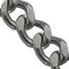 Stainless Steel Curb Chain, 304 Stainless Steel, black ionic Approx 