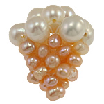 Racimo de Perlas Cultivadas, Perlas cultivadas de agua dulce, Uva, hecho a mano, más colores para la opción, 22x20x20mm, Vendido por UD