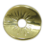 真鍮ジュエリーワッシャー, 銅, 楕円, メッキ加工, 無色, カドミウムフリー 穴:約 1.5mm, 売り手 パソコン