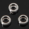 Stainless Steel Beads, Rondelle, plated, original color Approx 1.5mm 