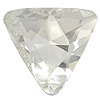 Crystal Cabochons, Triangle, rivoli back & faceted 