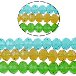 Perles de cristal rondelle, facettes, plus de couleurs à choisir Environ 1.5mm .8 pouce Vendu par brin