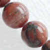 Sésame jaspe perle, Jaspe rouge de sésame, Rond, multiple tailles pour le choix, rouge pouce, Vendu par brin