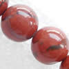 Perles Jaspe rouge, Rond, normes différentes pour le choix pouce, Vendu par brin