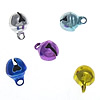 Messing Glocke Anhänger, rund, plattiert, keine, frei von Blei & Kadmium, 16mm, 500PCs/Tasche, verkauft von Tasche