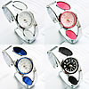 Manschette Armreif Uhr, Zinklegierung, mit Strass, keine, 24mm, 54mm, Länge:ca. 7 ZollInch, verkauft von PC