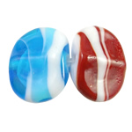 Plated Lampwork Beads, Heart Approx 1.5mm 