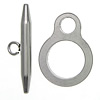 Stainless Steel Toggle Clasp, single-strand, original color Approx 2.2, 4mm 