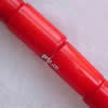 Natural Coral Beads, Tube, red, Grade AA Approx 1.0mm .5 Inch, Approx  
