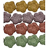 Perles de lave multicolor, lave volcanique, étoile, couleurs mélangées, 27-28mm Environ 2mm Environ 15.5 pouce  Vendu par lot