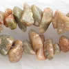 Чипы драгоценных камней, унакит, Кусочки, натуральный, Оценка, 4-7mm, длина:34 дюймовый, продается Strand