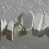 La Lasca De Piedra Preciosa, Turquesa blanco natural, Fichas, 8-10mm, longitud:32 Inch, Vendido por Sarta