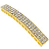 Rhinestone Zinc Alloy Connector, Rectangle, plated, Customized & with rhinestone & 1/1 loop Approx 2mm 