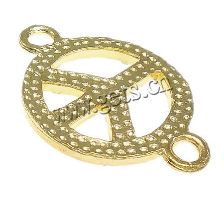 Rhinestone Zinc Alloy Connector, Round, plated, Customized & with rhinestone & 1/1 loop, more colors for choice, 17x17x2mm, Hole:Approx 2.5mm, Sold By PC