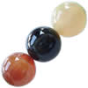 Gemischte Achat Perlen, gemischter Achat, rund, natürlich, 14mm, Bohrung:ca. 1.2mm, Länge:15.5 , 27PCs/Strang, verkauft von Strang