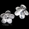 Sterling Silver Flower Pendants, 925 Sterling Silver, plated 9.5mm Approx 2.2mm 