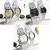 Couple Watch Bracelets, Zinc Alloy, with Glass, platinum color plated, for couple 14-20mm Approx 7.6 Inch, Approx  7.8 Inch 