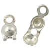 Sterling Silber Perle Tipp, 925 Sterling Silber, plattiert, keine, 3x6.4x2.6mm, 2.5mm, Bohrung:ca. 1.2mm, verkauft von Paar